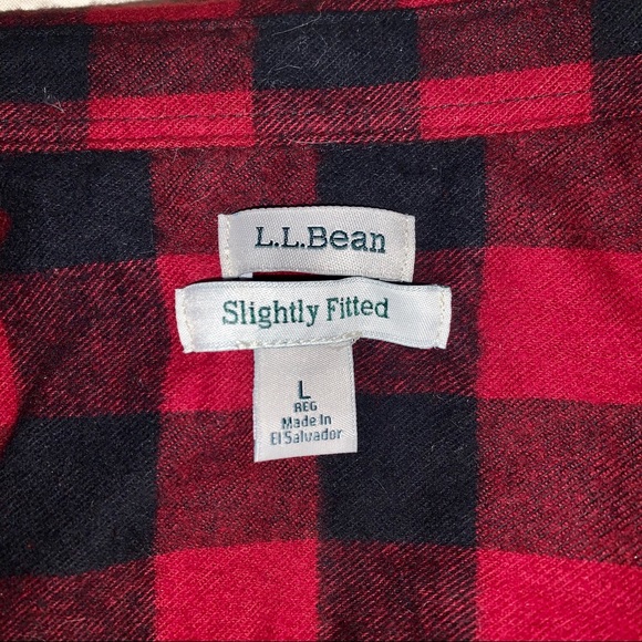 L.L. Bean Women’s Flannel - Picture 2 of 3
